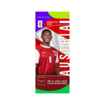 FIFA World Cup Branding Roof Hanging Flag W/PIPE-AUSTRIA