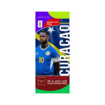 FIFA World Cup Branding Roof Hanging Flag W/PIPE-CURACAO