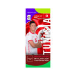 FIFA World Cup Branding Roof Hanging Flag W/PIPE-TUNISIA