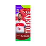 FIFA World Cup Branding Roof Hanging Flag W/PIPE-TURKIYE